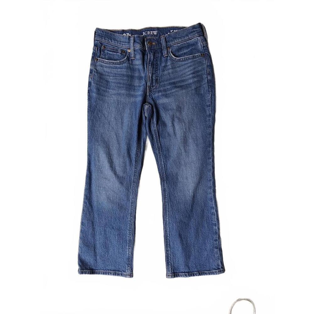 J Crew 9" Demi Boot Crop Jeans - Size 27P